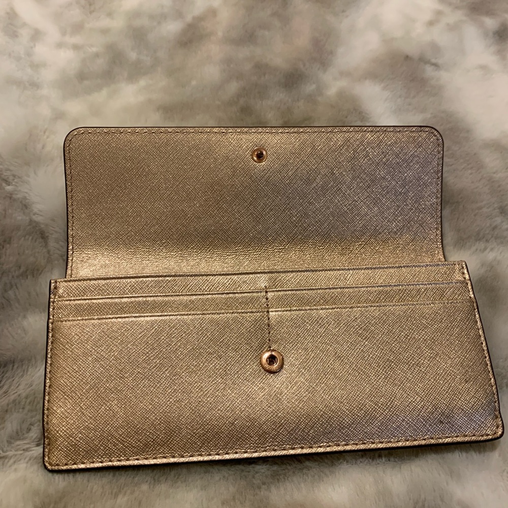 Gold slim envelope wallet - Picture 4 of 5